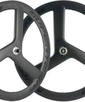 Carbon Fiber 56mm Clincher Wheel TriSpoke Wheelset For Road Bike With 3K Matte Finish 700C Sick Aero Performance Novatec Hubs