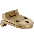 Dual Set Semi-Circular Folding Table Hinges With 180 Degree Rotation for cabinets and countertops, copper alloy, close-up view