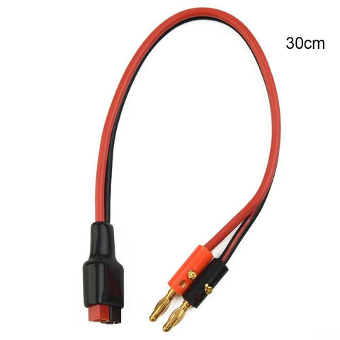 Beefy 30A SB To 4mm Banana Cable Adapter With 12AWG Pure Copper Wire For RC LiPo Battery Charging Station, 30cm length