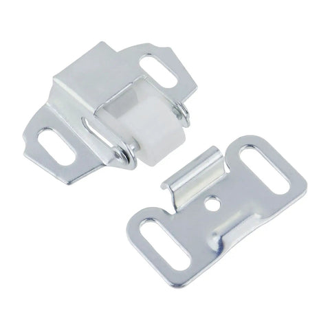 8 Pack Mailbox Door Replacement Spring Catch Latch Hardware With Screws For Cabinet Furniture And Closet Doors White Zinc