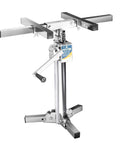 Heavy Duty Cabinet Lift Jack Tool 440 Lbs Capacity Adjustable Third Hand Support System with steel structure and adjustable height.