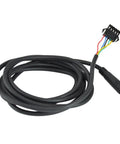 Top Notch E Bike 5Pin Extension Cable 1.7 Meter Adapter SM Connector, black ABS 5-pin connector cable