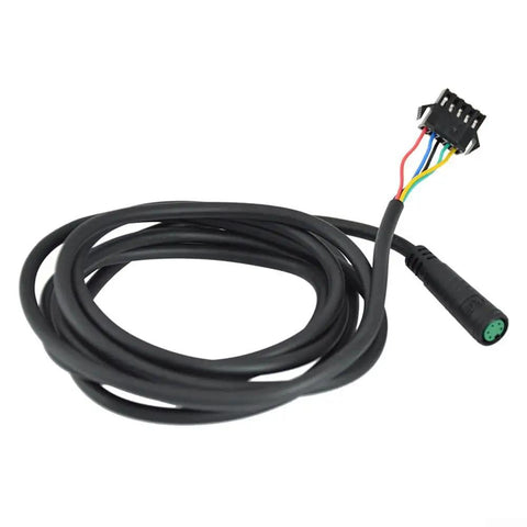 Top Notch E Bike 5Pin Extension Cable 1.7 Meter Adapter SM Connector, black ABS 5-pin connector cable