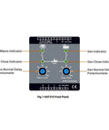 Phase Angle Controller ATS Generator Set Control Panel Module One Piece For Seamless Install Reliable Power Management Standby And Industrial Gen Sets High Quality Generator Control Panel Gear With Easy Wiring, HAT310 front panel