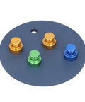 Solid MH14 Magnetic Welding Bracket Durable Soldering Holder With Adjustable Support For Circuit Board Assembly with colored magnetic pegs.