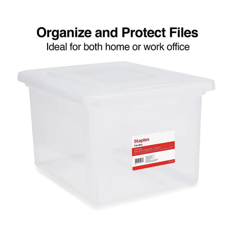 Stackable Clear Plastic Hanging File Box With Snug Snap Lid And Sturdy Side Rails For Letter Legal Documents Sleek Home Office Organizer That Hits Different Daily