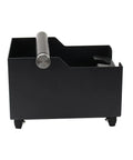 Espresso Knock Box With Tamping Station Base And Portafilter Stand, Stainless Steel Coffee Grounds Bin For 51mm Portafilters