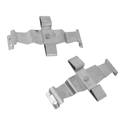 Premium Front Disc Brake Caliper Hardware Kit With Anti Rattle Clips And Pins For Perfect Fit On BMW 4 Series F32, F33, M4 And F82 Models 2013 To 2020, Delivers Smooth Stopping Power And Eliminates Squeaky Noises Right Away. stainless steel anti-rattle clips