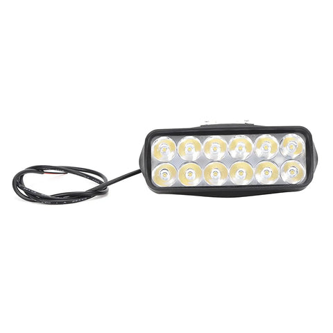Ebike Headlight 12V To 80V Compatible Universal LED Front Light For Electric Bikes And Motorcycles High Brightness All Weather Performance Tricycle Conversion Light Waterproof ABS Body