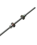 Bi Directional 16mm Ball Screw Kit With Left And Right Hand SFU1605 RM1605 19.69 Inch 500mm Length 5mm Pitch Includes 2 Nuts