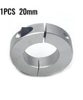 High Aluminum Double Split Shaft Collar With Fixed Rings Clamp For 13 To 25mm Machinery Use Solid Grip On Soft Material For Auto And Factory Needs Fixing Power Low Axial Loads No Slippage Help You Save On Gear That Lasts. 20mm aluminum split shaft collar clamp