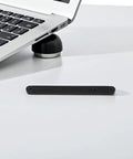 Bottom Mount Drawer Slides 180mm 12 Pack Smooth Glide Replacement Hardware Black next to laptop on white surface