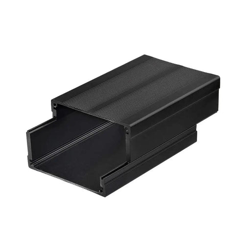 Aluminum Electronic Enclosure For HiFi Audio Amplifier And Ham Radio Project Box Black 4.33 By 2.99 By 1.81 Inch with sliding cover