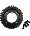 Hard Steel Center Differential Spur Gear 40T 1M Black For Tenacity All RC Cars Upgrade Durable 1M Pitch 40-Tooth Gear That Holds Up In Tough Runs