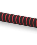 Men's Iron Body Bar With Synthetic Rubber Grip, Assist Bar Qu7003, durable home gym training bar, easy grip, black and red design.