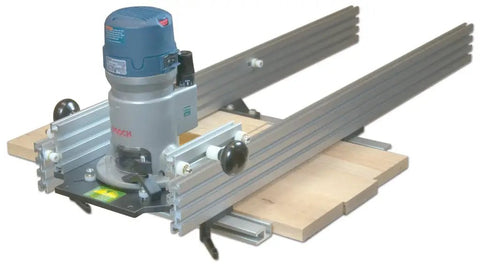 Planing Sled For Wide Stock Up To 86 Inches Wide With Ultra Track Rails And Heavy Duty Router Aid For Slabs Live Edge Blocks