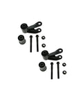 Rear Spring Shackle Repair Kit Fits Chevy Blazer And Escalade Plus Express 3500 2500 1500 Trucks Pair For Suburban Models Driver Side And Passenger Side Suspension Fix That Slaps. pair black steel shackles, rubber bushings, bolts and nuts