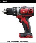 Badass M18 Compact 1/2 Inch Drill Driver With 500 Inch Pounds Of Torque, showcasing the grip and chuck design for solid wood installations.