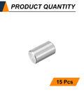 15 Pieces Heavy Duty M6 Dowel Pins 6mm Diameter By 8mm Length Stainless Steel 304 Cylindrical Shelf Support Pegs For Metal And Wood Furniture
