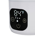 Close-up of the control panel showing temperature display on Cordless Portable Travel Electric Kettle 500ml 316 Stainless Steel.