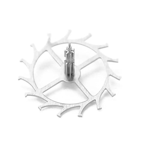 Pro Grade Escape Wheel For Watch Movement Replacement, Alloy Silver Repair Part For Watchmakers, close-up view