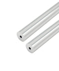 Rugged 6063 T5 Aluminum Round Tube 12mm OD, 3mm ID, 300mm Length, Two Pack Seamless Pipe For Frames And DIY Builds