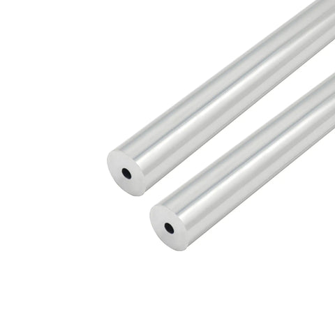 Rugged 6063 T5 Aluminum Round Tube 12mm OD, 3mm ID, 300mm Length, Two Pack Seamless Pipe For Frames And DIY Builds
