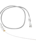 36 Inch Mechanical Pedal Cable Assembly For LS Projects, Plug And Play Throttle Linkage Upgrade, Quick Install Accelerator Cable Routing, Easy Conversion Setup, Smooth Pedal Travel And Reliable Response For Your Engine Build. braided steel cable