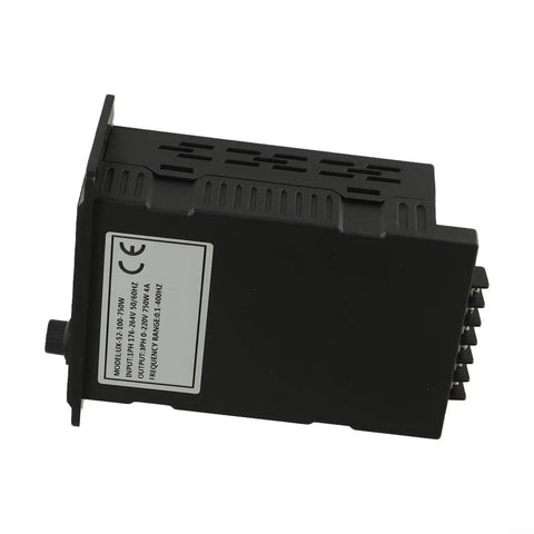 VFD Variable Frequency Drive 750W 220V 1 Phase To 3 Phase Motor Controller With Digital Display For CNC Router Engraver, black compact unit