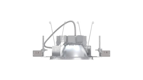 6 Inch New Construction LED Downlight With Non-IC Housing, 2000 Lumen, 3500K Warm White, 0-10V Dimming, Side View