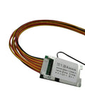 Rock Solid 10S 30A BMS Protection Board For 36V Lithium 18650 Cells with wiring for motorcycles and scooters.