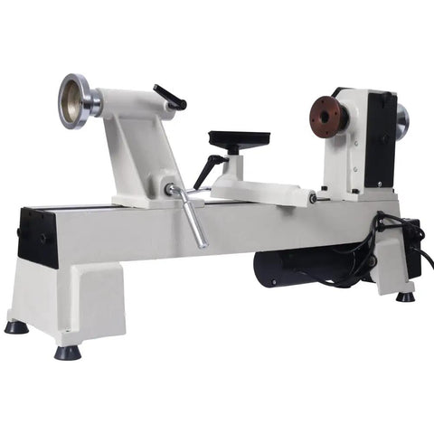 Top Shelf Benchtop Wood Lathe Machine Packing A Beefy 3/4 Horsepower Motor With Sweet 650 To 3800 RPM Adjustments.