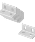 Heavy Duty 12 Pack 4 Hole Slotted Inside Corner Brackets For 2020 And 2040 T Slot Aluminum Profiles showing L shaped mounts