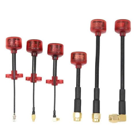 Rush Cherry FPV 5.8G Circular Polarization Antenna For Racing Drones, RHCP LHCP, 1.2dBi Gain, SMA-Male To UFL MMCX-J Connectors