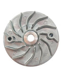 Heavy Duty GGC110 Variator Drive Face Pulley Assembly for Conveyor System, cast iron, front view with grooves for smooth operation.