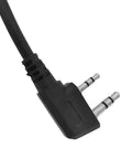 2-pin K1 plug of External Handset Microphone for Ham Radios With Military Style Ptt Speaker Beefy Rugged Build