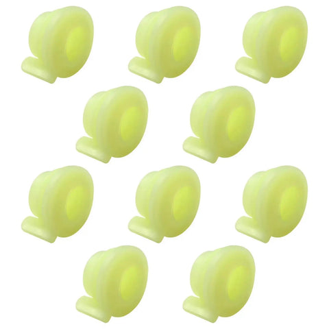 Front Windshield Wiper Linkage Arm Bushing Cap for 1981-1993 Dodge D150 D250, 10-pack white nylon caps