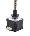 No Fuss External Linear Stepper Motor With 34 Mm Stack Plus T8 Lead Screw providing smooth vertical movement for 3D printer builds.