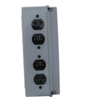 Side view of Spartan Series 8 Light Grow Controller For 240V Setups With Dual Trigger Cords Delay Start Scheduling Universal Outlets