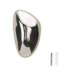 Sweet Looking Pebble Wall Hook Built From Top Shelf 304 Stainless Steel Keeps Your Everyday Essentials Off The Floor Includes Expansion Tubes And Screws For A Zero Hassle Install. Smooth polished finish with included screw and anchor.