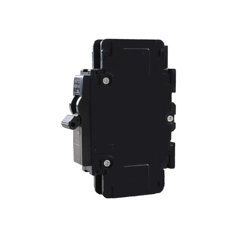 Side view of AC Miniature Circuit Breaker 15 Amp 120V 240V 1 Pole DIN Rail Mount 35mm UL489 Listed HCB1U60 MCB