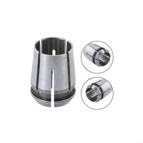 Super Cool 12.7Mm Collet And 12Mm Nut Set For CNC Router With Alloy Steel Chuck That Fits 3612BR RP1800 Engraving Machines Like A Charm, showcasing 12.7mm collet.