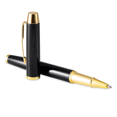 Black and gold pen included with Mechanical Engineer Gifts Leather Journal Notebook With Premium Leather Cover For Engineers