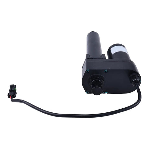 Beefy 12V Actuator with 150 mm stroke, 7000N power, and 8 mm per second speed for electric implement lift, black finish