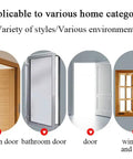 Various home categories showcasing wooden door, bathroom door, standard door, and windows for Secure Your Home With Heavy Duty Zinc Alloy Sliding Bolt Latch Smooth Glide Action Rock Solid Barn Door Hardware In Green Bronze Finish For Ultimate Safety Upgrades.