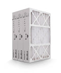 20x25x4 MERV 8 Furnace And AC Air Filter 3 Pack High Efficiency Home Air Cleaner for dust and allergens