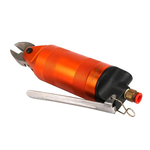 Ergonomic Air Powered Metal Shear Cutter Built Tough For Snipping Wire And Sheet Metal Zero Fatigue Heavy Duty Pneumatic Snips Working At Ninety Psi Rock Solid No Sweat Performance