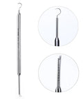 Orthodontic Force Gauge And Dontrix Dynamometer Stainless Steel Autoclavable Dental Tool With Black Engraved Marking Measures Up To 400g for wire adjustments