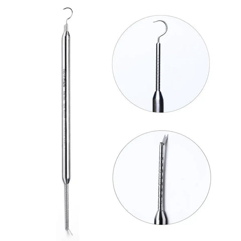 Orthodontic Force Gauge And Dontrix Dynamometer Stainless Steel Autoclavable Dental Tool With Black Engraved Marking Measures Up To 400g for wire adjustments