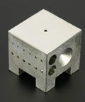 Stainless steel watch block with multiple holes, part of Pro Grade Watch Repair Tool Set For Movement Change And Riveting